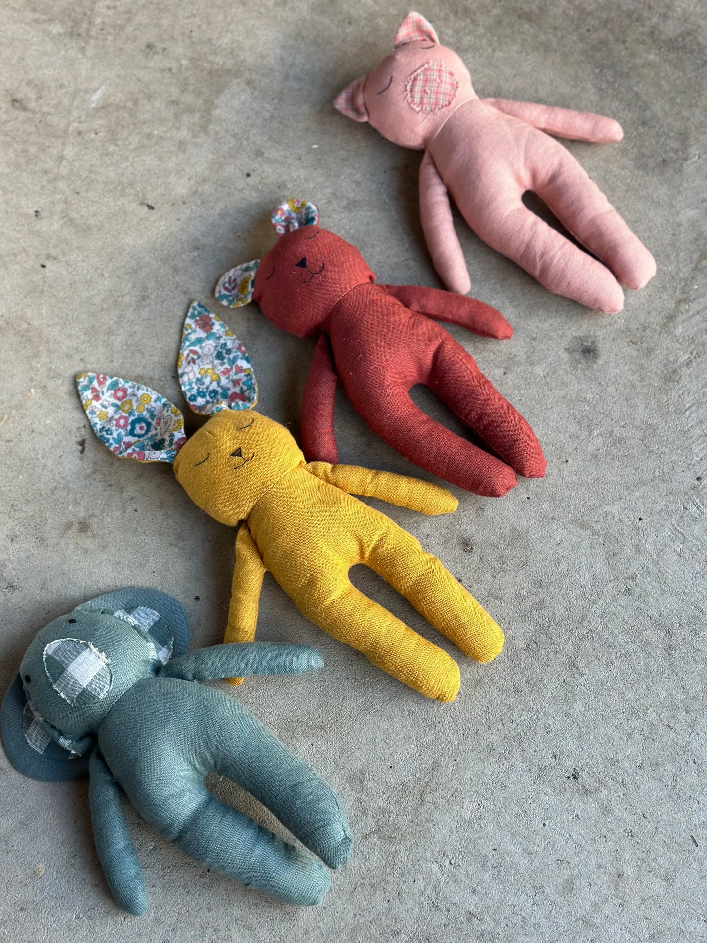 SOFT TOY MIMITO four different animals