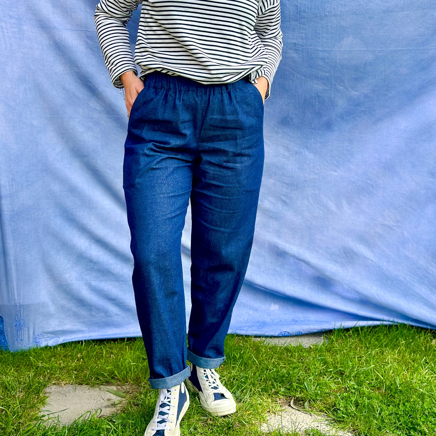 MARLO Women High Waisted Everyday Trousers PDF Sewing Pattern