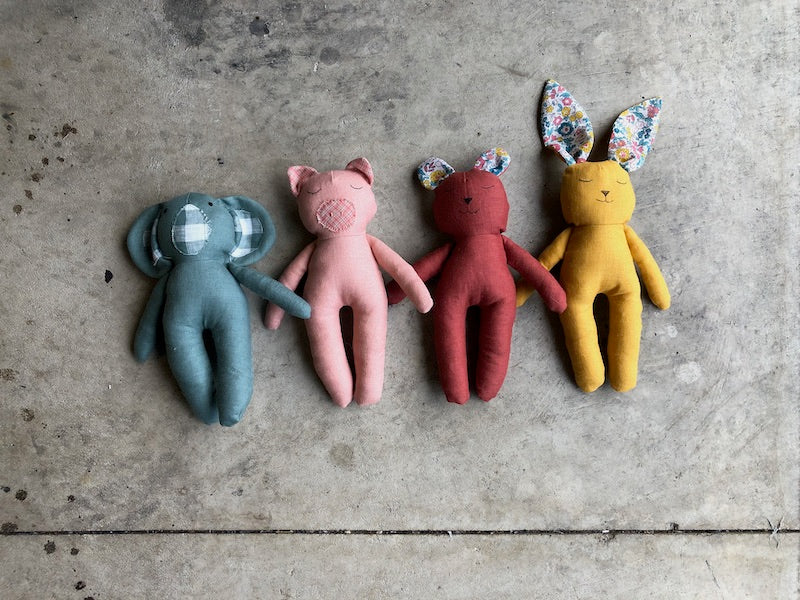 SOFT TOY MIMITO four different animals