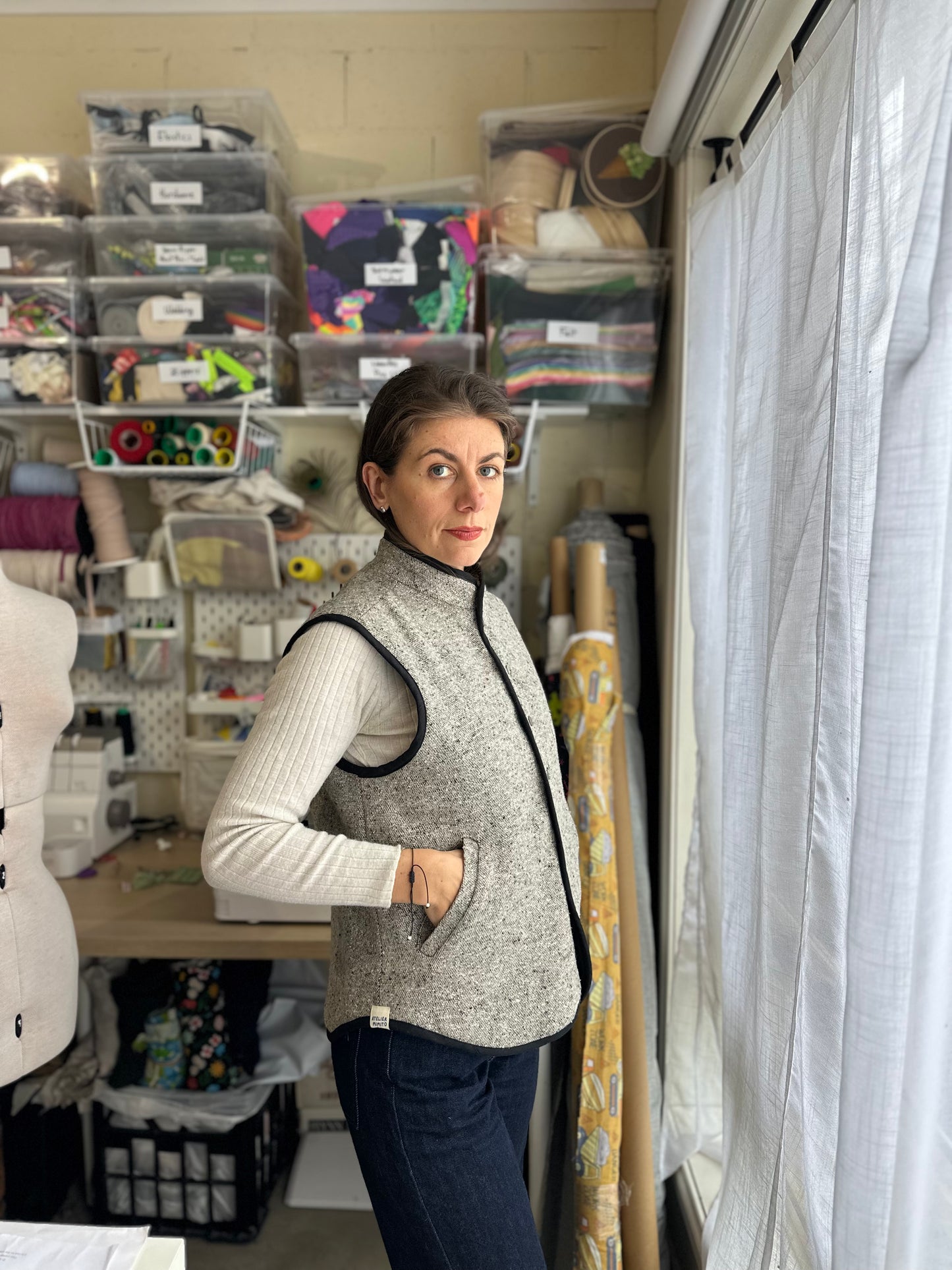 NONNI Vest Gender Neutral PDF Sewing Pattern