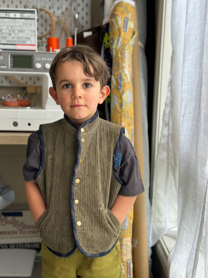 NONNI Vest Kids Gender Neutral PDF Sewing Pattern