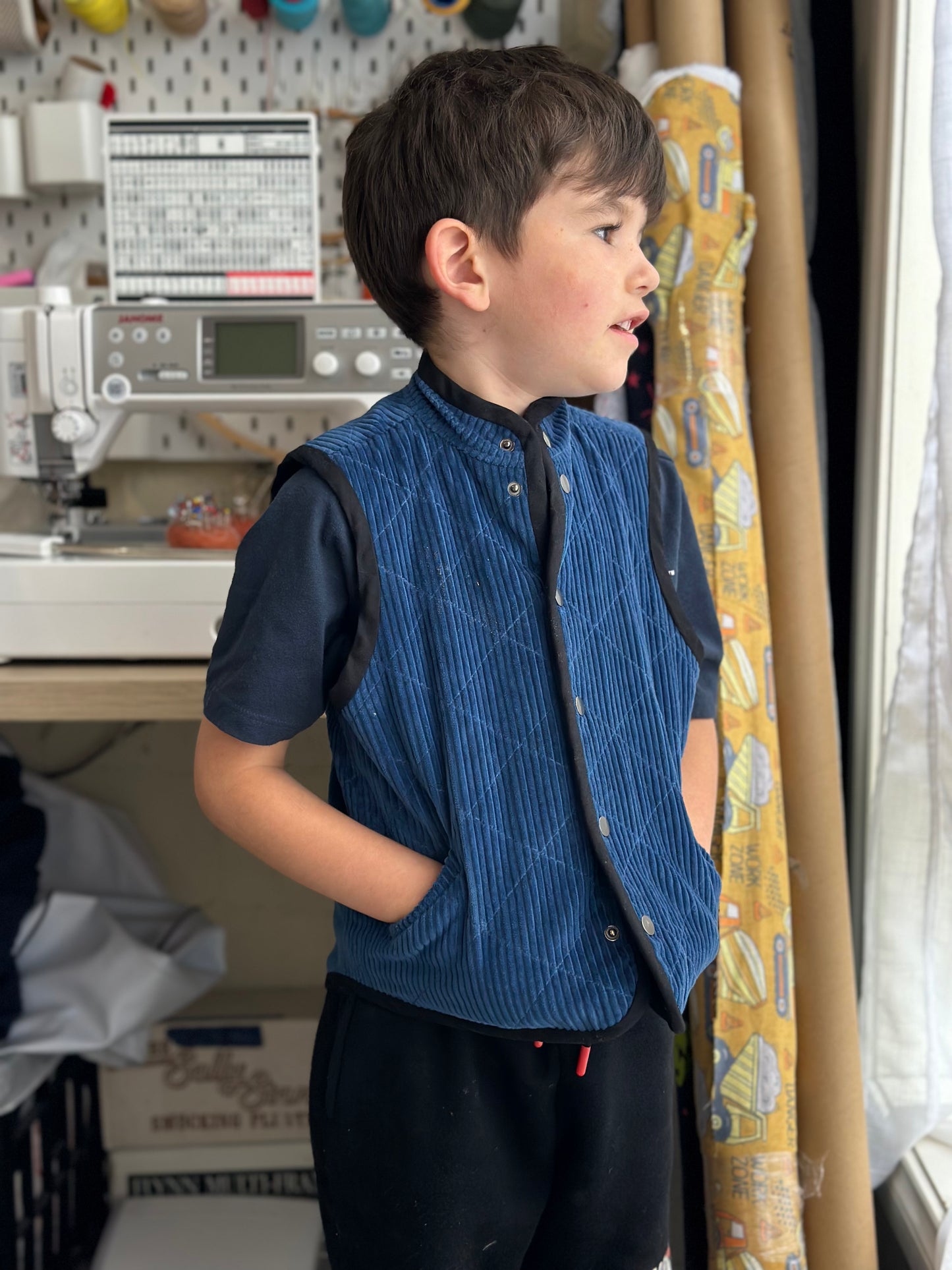 NONNI Vest Kids Gender Neutral PDF Sewing Pattern