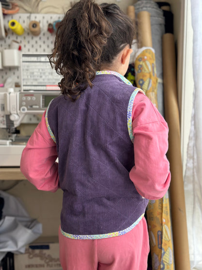 NONNI Vest Kids Gender Neutral PDF Sewing Pattern