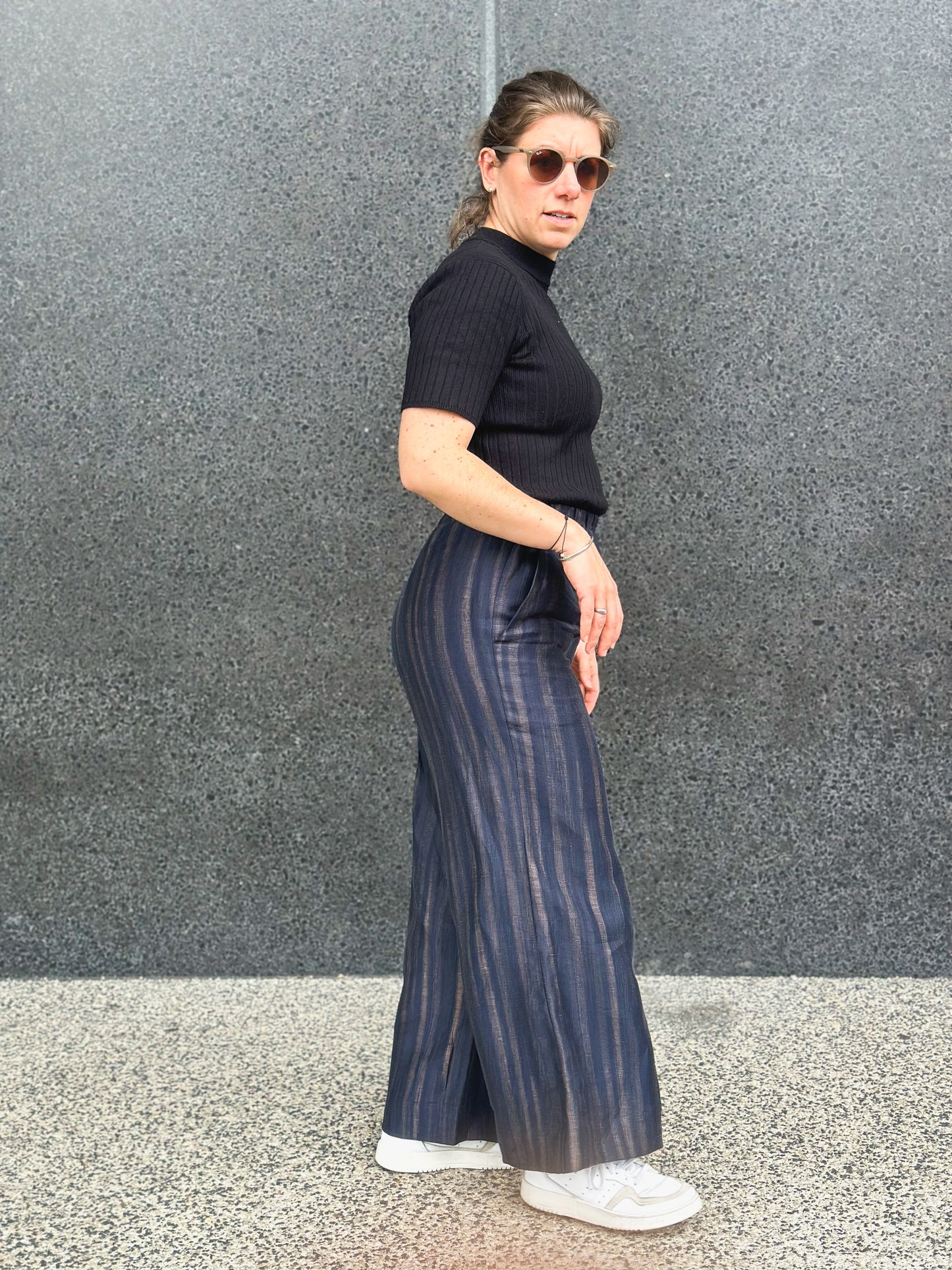 MARLO Women High Waisted Everyday Trousers PDF Sewing Pattern