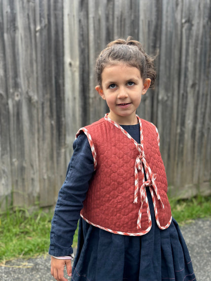 JAPI Reversible vest PDF Sewing Pattern