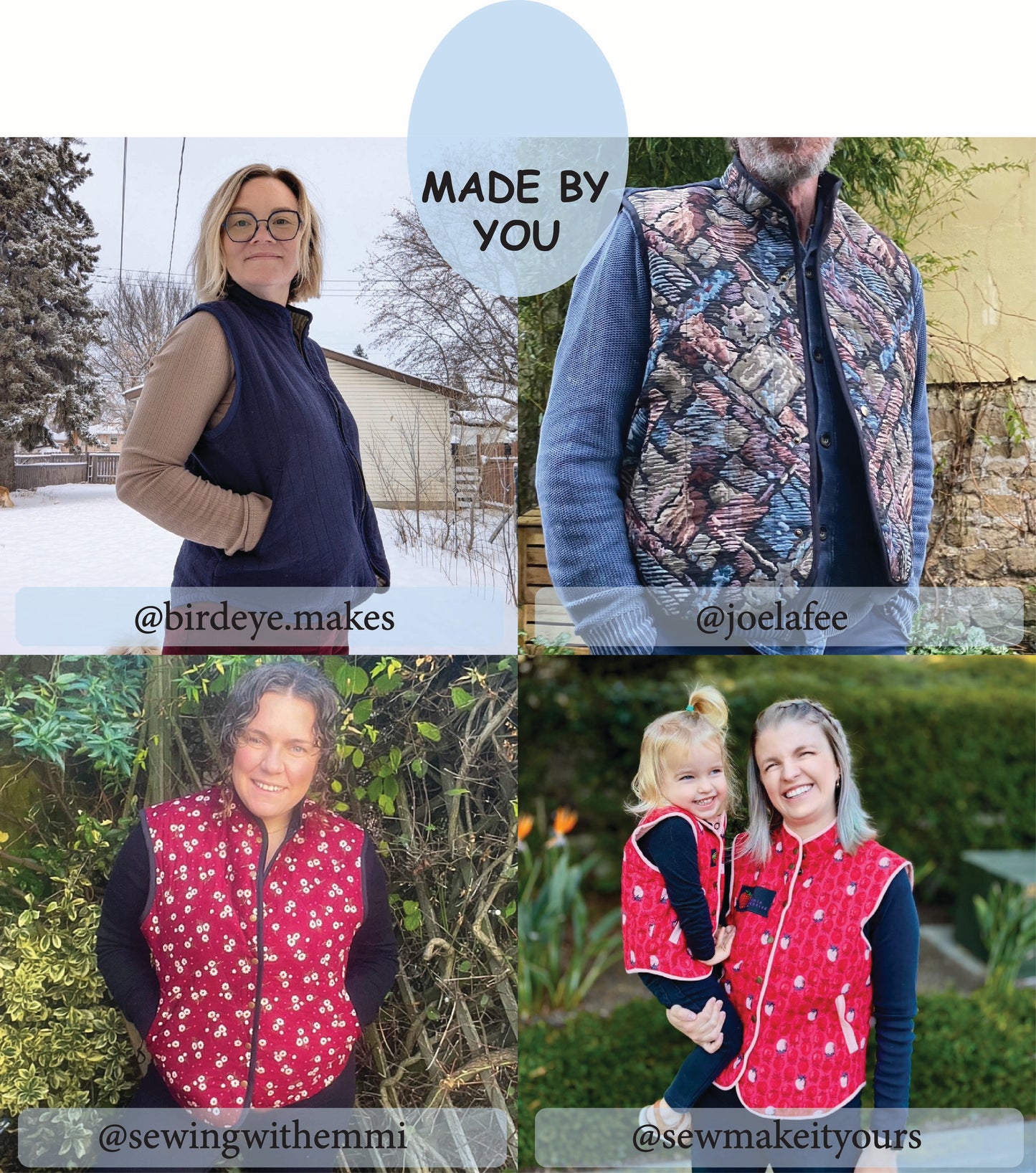 NONNI Vest Gender Neutral PDF Sewing Pattern