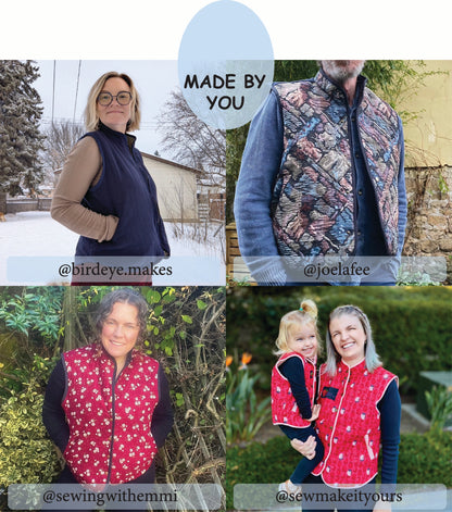 NONNI Vest Gender Neutral PDF Sewing Pattern