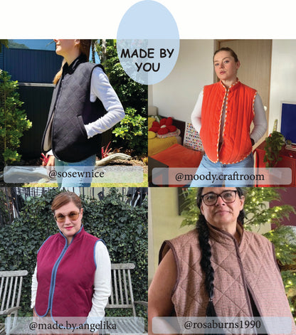 NONNI Vest Gender Neutral PDF Sewing Pattern
