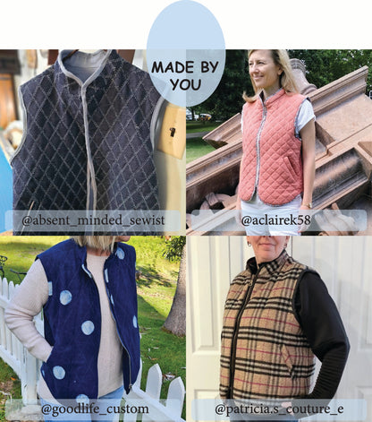 NONNI Vest Gender Neutral PDF Sewing Pattern