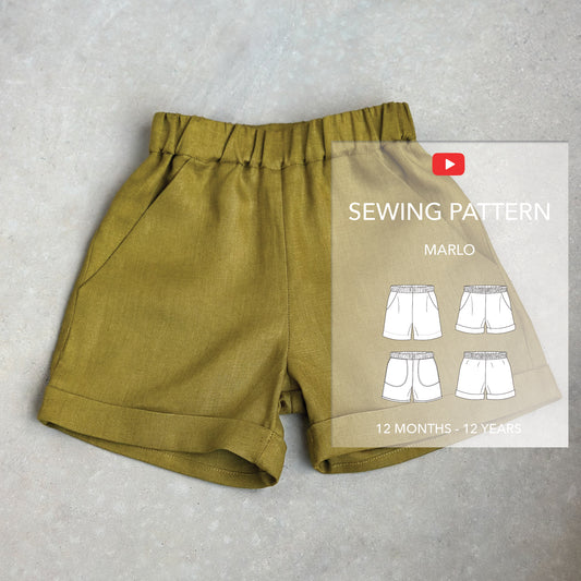 MARLO Unisex Shorts PDF Sewing Pattern