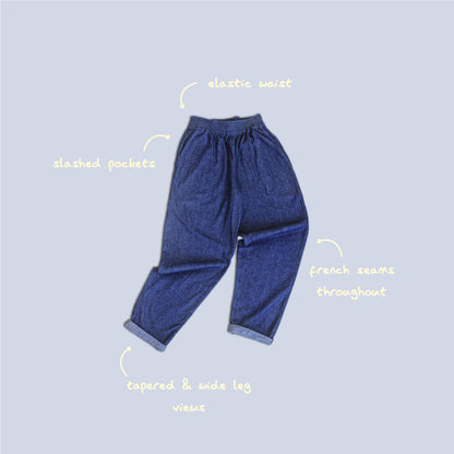 MARLO Women High Waisted Everyday Trousers PDF Sewing Pattern