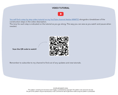 NONNI Vest Gender Neutral PDF Sewing Pattern