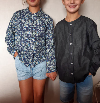 LOU Unisex Shirt PDF Sewing Pattern